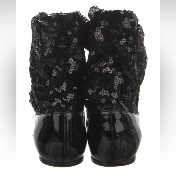 viktor and rolf sequin boots ballet flats. Rubber boots - Picture 7 of 10